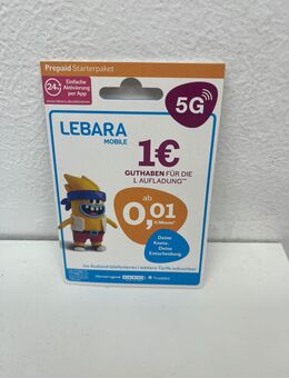LEBARA Prepaid Sim Karten 0€ Startguthaben Gebraucht/ Neuwertig - Göttingen