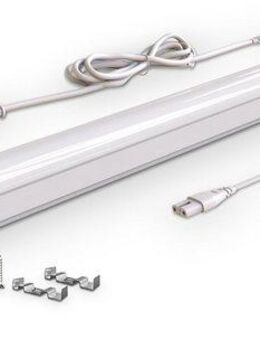 B.K.Licht LED Lichtleiste, LED fest integriert, Neutralweiß, Lichtleiste, Küchenlampe, Stecksystem, 15W 1.200 Lumen 4.000K, weiß