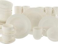 CreaTable Kombiservice Fleur Royal, Kombi-Service 42-tlg (42-tlg), 6 Personen, Porzellan, Traditionelle Fahnenform