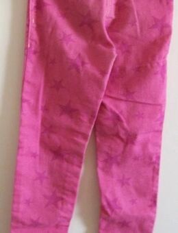 Rosa Jeans mit Sternen - Schlupfhose - Gr. 122 - pepperts - Pirmasens
