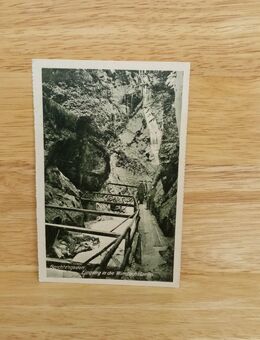 Ansichtskarte-AK-545-Berchtesgaden. Eingang in die Wimbachklamm. - Nörvenich