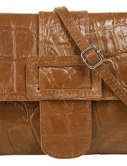 Cluty Abendtasche, echt Leder, Made in Italy