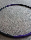 Hula Hoop Reifen, Erwachsene und Kinder, grau-lila in 22523