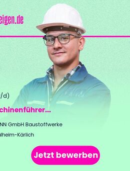 Maschinenführer (m/w/d) - Mülheim-Kärlich