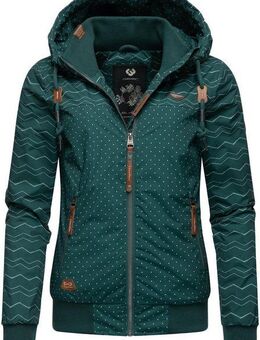 Ragwear Winterjacke Nuggie Zig Zag Intl. stylische Damen Freizeitjacke mit Muster