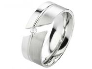 Damenring Edelstahl DE138 mit Zirkonia - Aholming