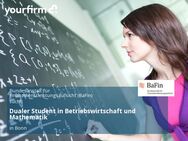 Dualer Student in Betriebswirtschaft und Mathematik - Bonn