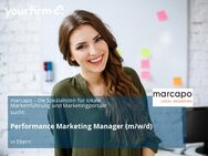 Performance Marketing Manager (m/w/d) - Ebern