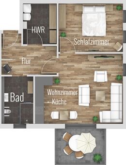 NEU Seniorengerechte 2 Raumwohnung - Wittenförden