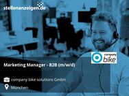 Marketing Manager - B2B (m/w/d) - München
