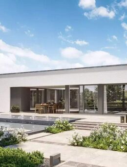 LUXURIÖSER FLACHDACHBUNGALOW MIT ATRIUM -ATEMBERAUBEND SCHÖN- - Ochsenfurt