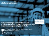 Projektmanager / Projektassistent (m/w/d) bei einer jungen Immobilien- und Projektmanagementgesellschaft - Magdeburg