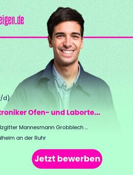 Elektroniker Ofen- und Labortechnik (w/m/d) - Mülheim (Ruhr)