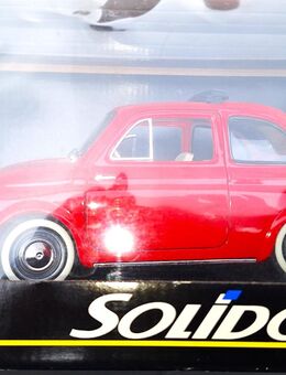 Modell1:18--2 x Fiat 500 weiss Burago -1 x Solido OVP NEU 1 x Rally ohne OVP 1 x Rally (999) Revell auf Grundplatte ohne OVP - Meckenheim
