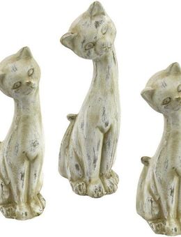 I.GE.A. Tierfigur Antik-Keramikkatze, (3er Set)