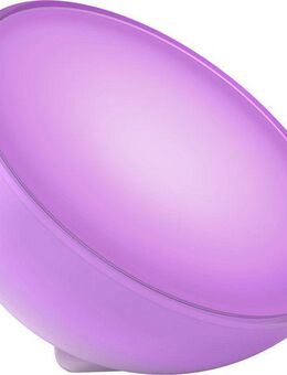 Philips Hue Smarte LED-Leuchte White & Color Ambiance Go Tischleuchte weiß, Abschaltautomatik, Bluetooth, CCT - über Fernbedienung, Dimmfunktion, Farbsteuerung, Farbwechsel, Leuchtdauer einstellbar, Memoryfunktion, Nachtlichtfunktion, RGB, Smart Home,...