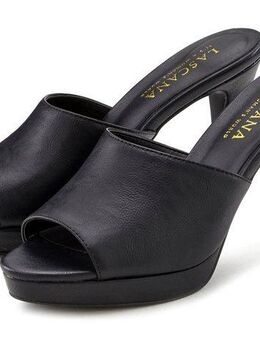 LASCANA Belle Affaire High-Heel-Pantolette Mule, Sandale, offener Schuh mit leichtem Plateau