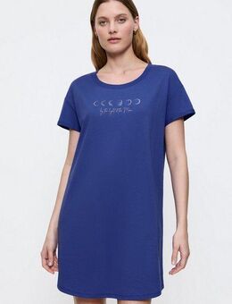 Triumph Nachthemd Nightdresses NDK X weich, atmungsaktiv, gerippter Rundhalsausschnitt, Kurzarm