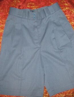 NEU * Sexy * edel * High- waist * Bermuda * Short * Hose "ALBA MODA" Gr. 34- 36/ XS- S * rauch- blau- grau * - Riedlingen