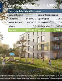 Komfortabel + modern: 4-Raumwohnung am Kulkwitzer See nahe dem See - Markranstädt