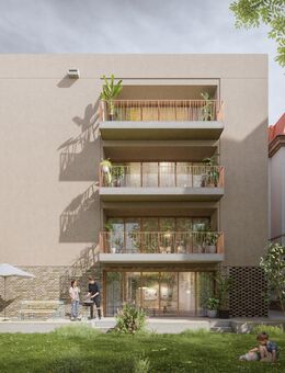 Nahe Arthur-Bretschneider-Park - Stilvoller Neubau, Eigentumswohnung mit 3 Räumen und großer Loggia - Leipzig