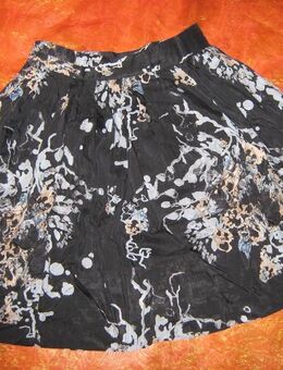 NEU * Blumen * Blüten * Rockabilly * Pinup * Salsa- Style * High- Waist * Mini- Rock ''H&M' Gr. 36- 38/ S * dunkel- blau * grau * beige * - Riedlingen