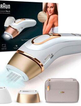 Braun IPL-Haarentferner Silk-Expert Pro 5 PL5157 IPL, 400.000 Lichtimpulse, Skin Pro 2.0 Sensor