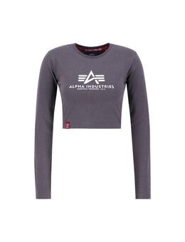 Alpha Industries Sweater Alpha Industries Women - Longsleeves Basic Cropped Longsleeve W