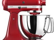 KitchenAid Küchenmaschine 5KSM125EER 5KSM125EER, 300 W, 4,8 l Schüssel, Gratis Fleischwolf+Gemüseschneider m. 3 Trommeln (Wert ca. 278,-€ UVP)