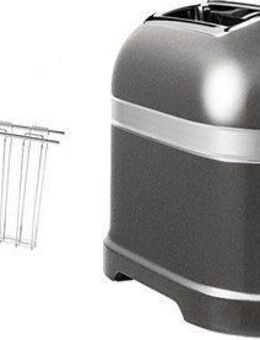 KitchenAid Toaster Artisan 5KMT2204EMS MEDALLION-SILBER, 2 kurze Schlitze, für 2 Scheiben, 1250 W, mit Sandwichzange