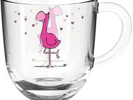 LEONARDO Gläser-Set BAMBINI Flamingo 6er-Set, Glas, 280 ml