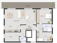 Penthouse mit Weitblick, Kfw und WI-Bank-förderfähig! - Ebsdorfergrund