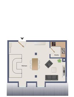 GANZ BESONDERS: Schicke 2-Zimmer-Maisonette in St. Sebald - Nürnberg