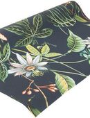 Superfresco Easy Vliestapete Adilah, geprägt, animal print, Adilah Blümen Schwarz 1000x52cm in 00000