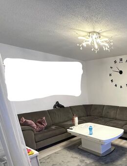 Graues Samt-Ecksofa mit Bettfunktion - Berlin