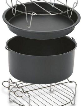 Tefal Küchenmaschinen Zubehör-Set für Heißluftfritteuse Tefal Easy Fry XL, für Easy Fry Classic EY201, Deluxe EY401, Precision EY401, XA1120