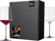 Eisch Germany Rotweinglas RAVI PLATIN, Made in Germany, Kristallglas, in Handarbeit veredelt mit echtem Platin, 620ml, 2-teilig