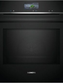 SIEMENS Backofen mit Mikrowelle iQ700 HM776GKB1, mit 1-fach-Teleskopauszug