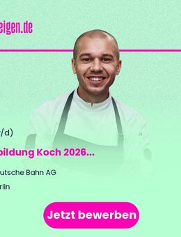 Ausbildung Koch 2026 (w/m/d) - Berlin