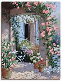 Artland Wandbild Blumenangebot, Garten (1 St), als Leinwandbild, Poster, Wandaufkleber in verschied. Größen