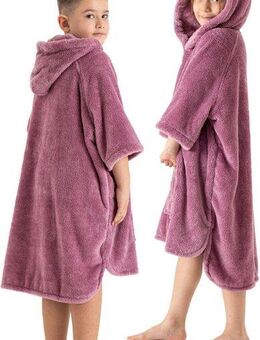 my home Badeponcho Lillou, für Kinder, ideal für Urlaub oder im Schwimmbad, Midilänge, Microfaser, Kapuze, ohne, weich und kuschelig, Fleece, plüsch, Surfponcho