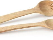 Continenta Salatbesteck (2-tlg), Gummibaum-Holz