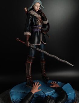 Ciri aus Witcher Handbemalte Statue - Düsseldorf