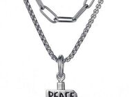 Firetti Kette mit Anhänger Schmuck Geschenk Peace (Set, 1-tlg)