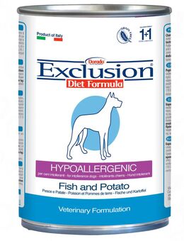 Exclusion Diet 12 x 400 g im gemischten Paket - Pferd, Ente und Fisch