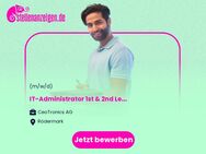 IT-Administrator (m/w/d) 1st & 2nd Level IT-Support - Rödermark
