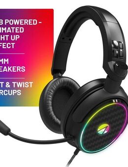 Stealth LED Headset Ständer mit Headset C6-100 LED Gaming-Headset Zubehör (12 RGB Beleuchtungseffekte)