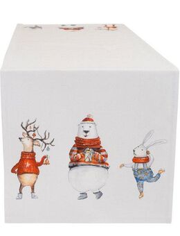 CASATEX Tischläufer Funny animals, Weihnachtsdeko, Weihnachten, Weihnachten