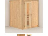 Karibu Sauna Norin, BxTxH: 151 x 151 x 198 cm, 68 mm, (Set) ohne Ofen