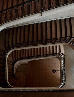 Fotoposter Büro Richard Castle Wendel Treppe - Günzburg Zentrum